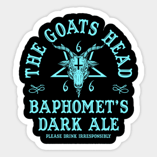 Satanic Occult Baphomet Sticker